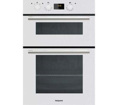 HOTPOINT Class 2 DD2 540 Electric Double Oven - White HOTPOINT Class 2 DD2 540 Electric Double Oven - White